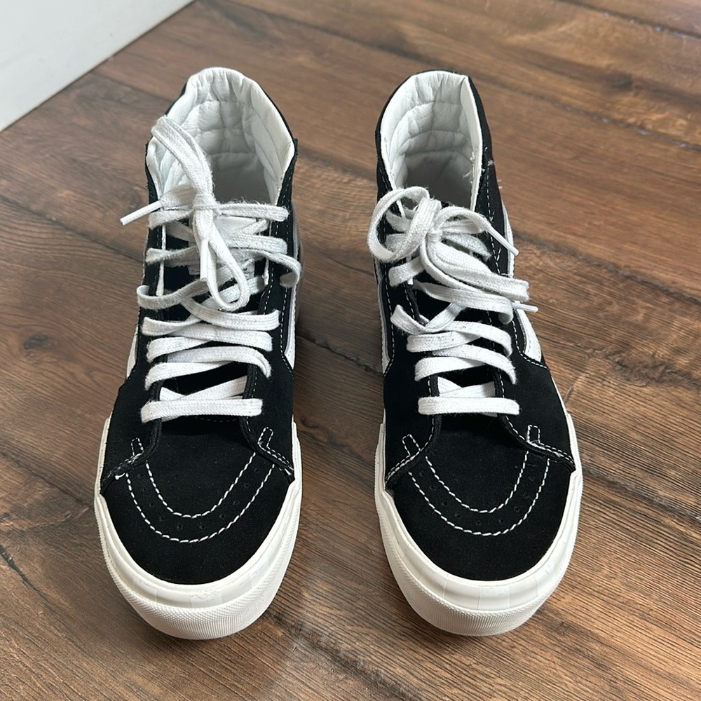 Platform high top old school vans